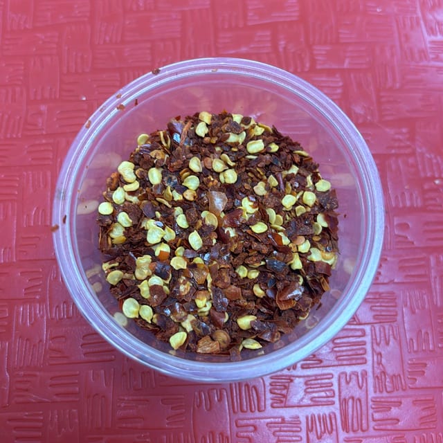 Crushed Red Peppers.