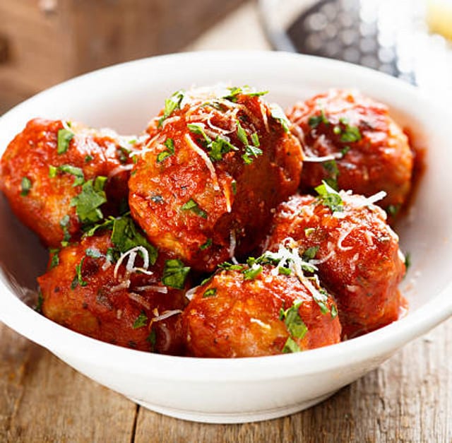 Beef Meatball Catering.