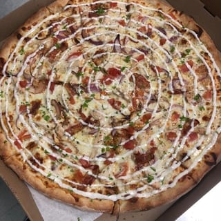 Bacon Chicken Ranchero Pizza