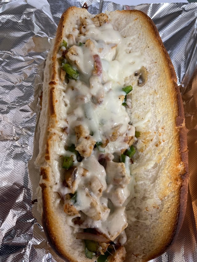 Chicken Philly Sub.