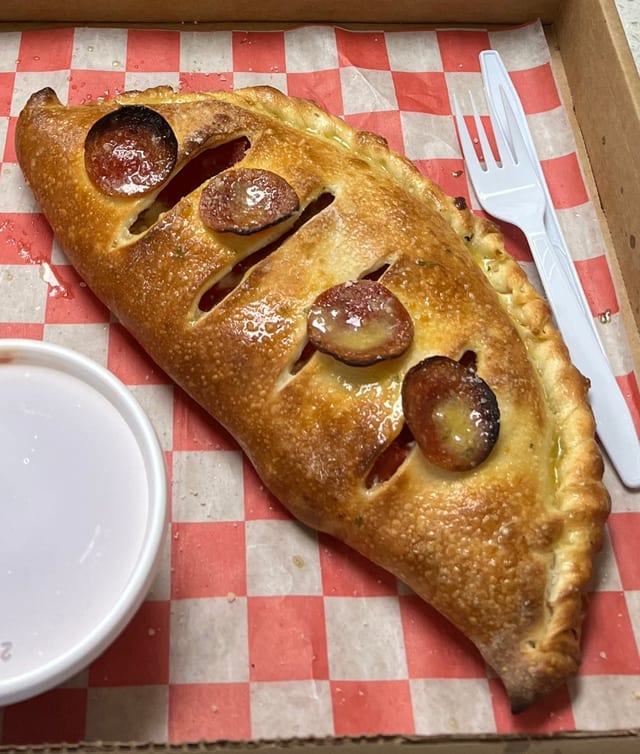 Caveman's Favorite Calzone.
