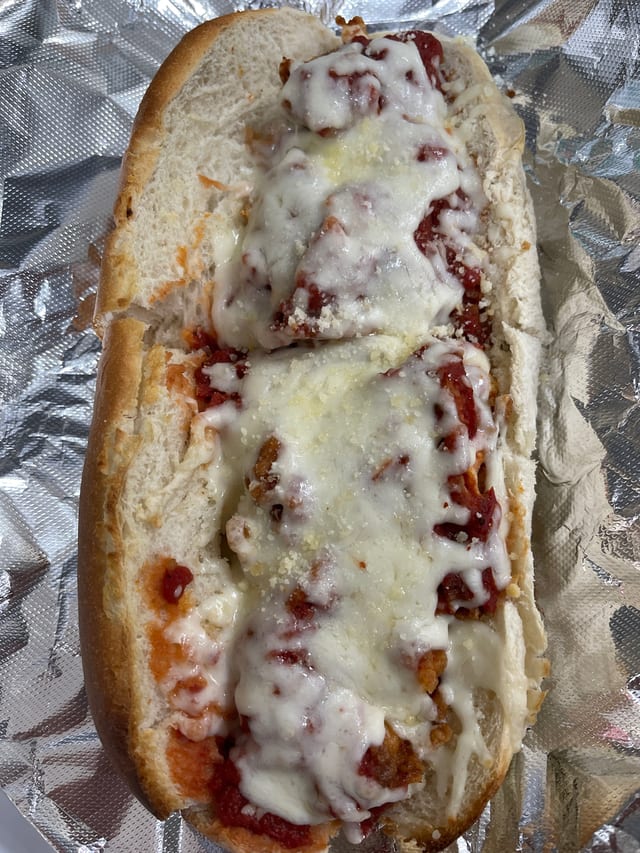 Chicken Parmesan Sub.