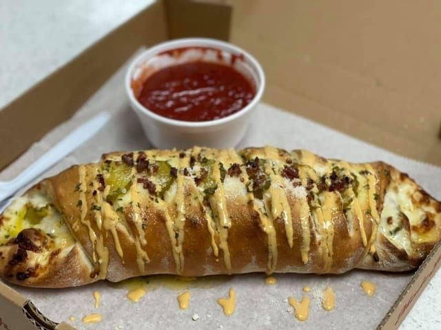 Three Toppings Stromboli.