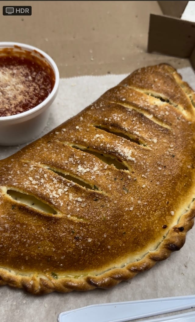 Cheese Calzone.