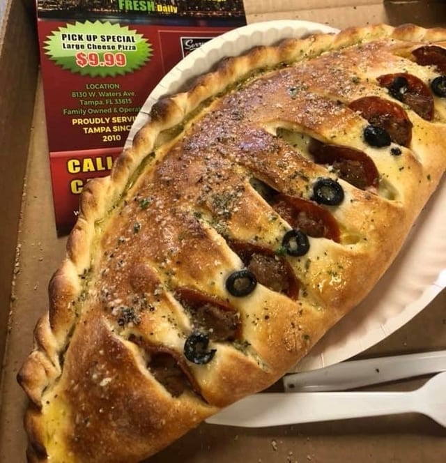 Veggie Calzone.