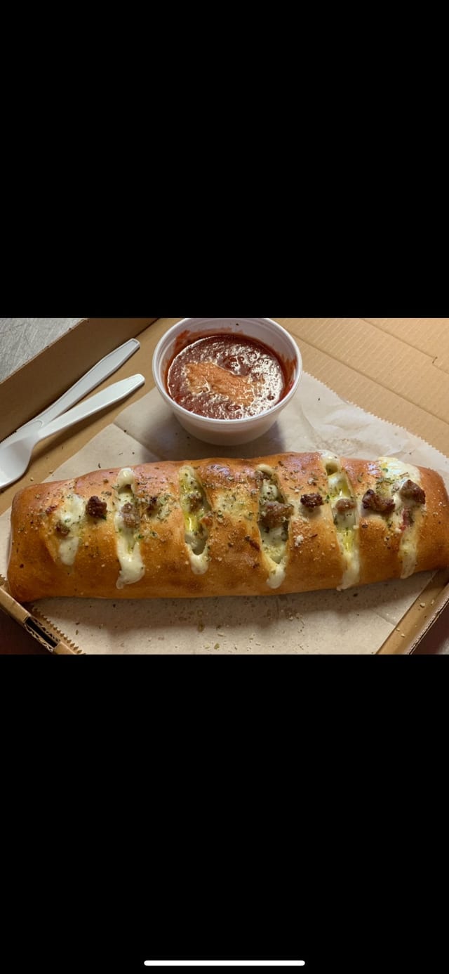 Caveman's Favorite Stromboli.