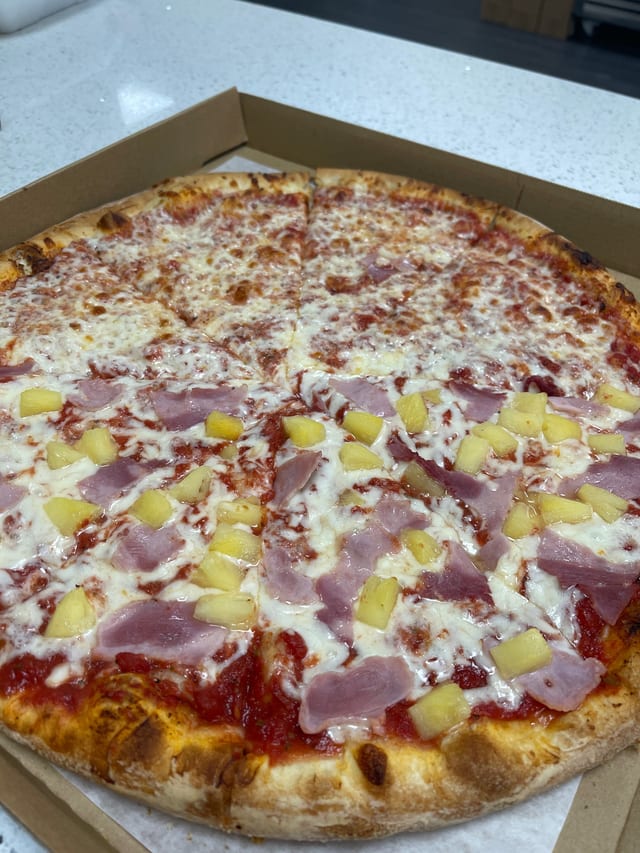 Hawaiian Island Pizza.