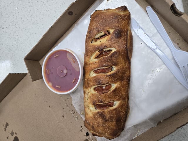 Pepperoni Stromboli.